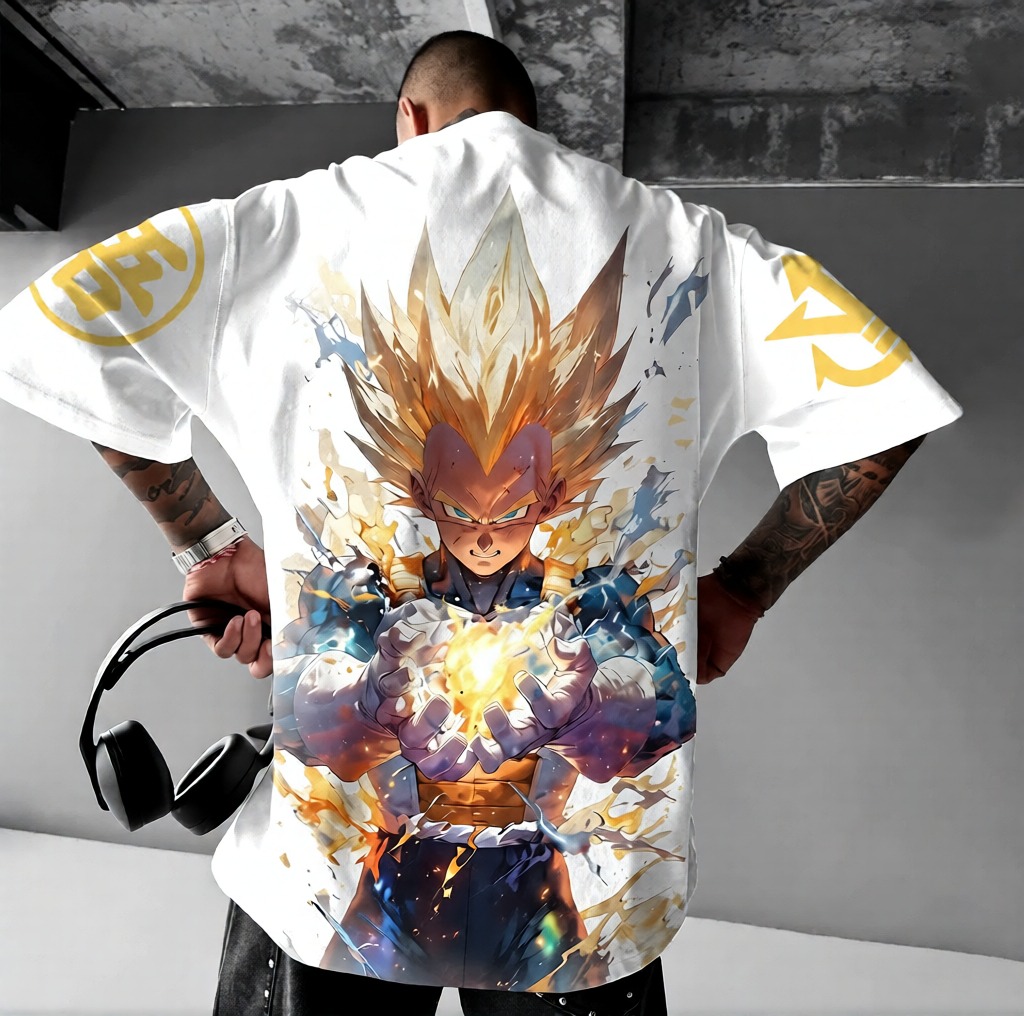 Unisex Anime Inspired Vintage T-Shirt