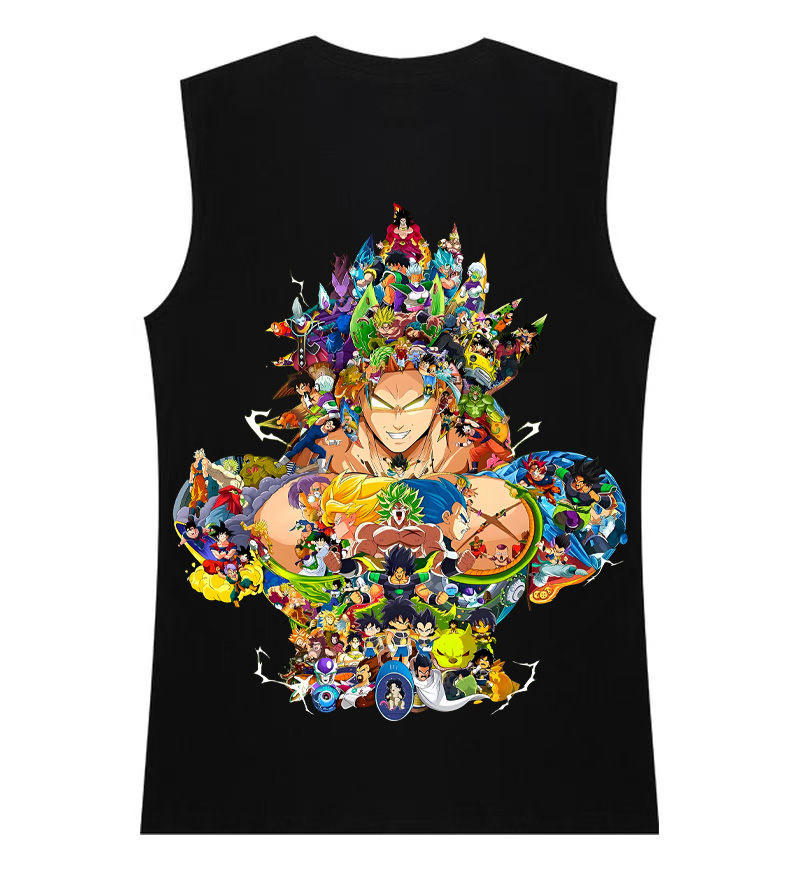 Unisex Anime Sleeveless Tank Top