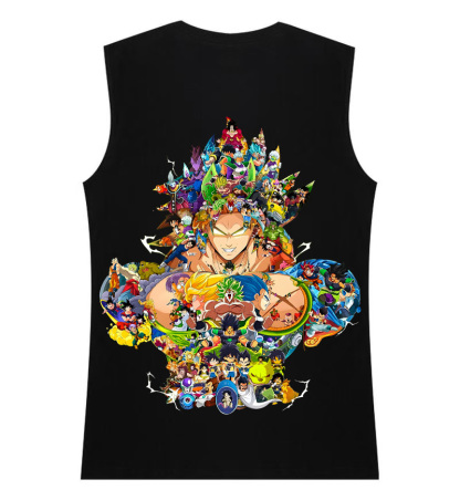 Unisex Anime Sleeveless Tank Top