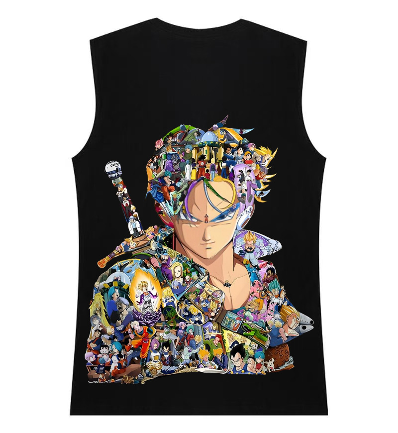 Unisex Anime Sleeveless Tank Top
