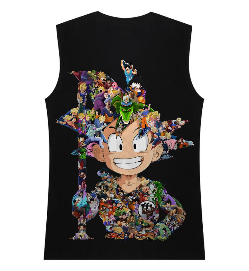 Unisex Anime Sleeveless Tank Top