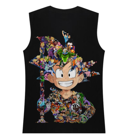 Unisex Anime Sleeveless Tank Top