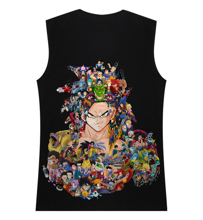 Unisex Anime Sleeveless Tank Top