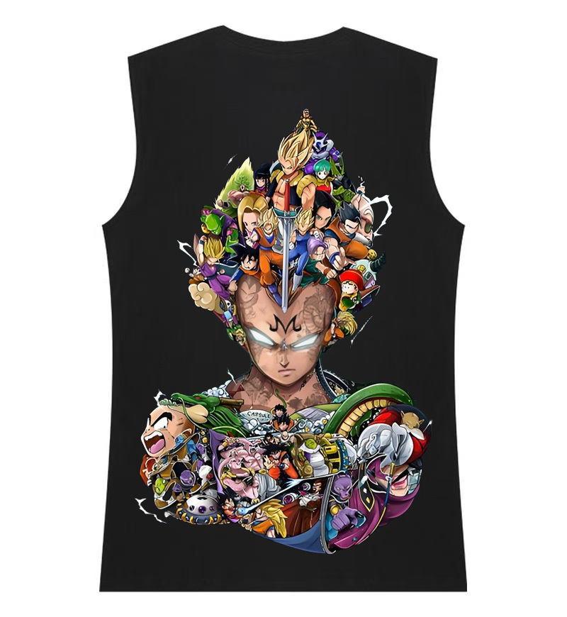 Unisex Anime Sleeveless Tank Top