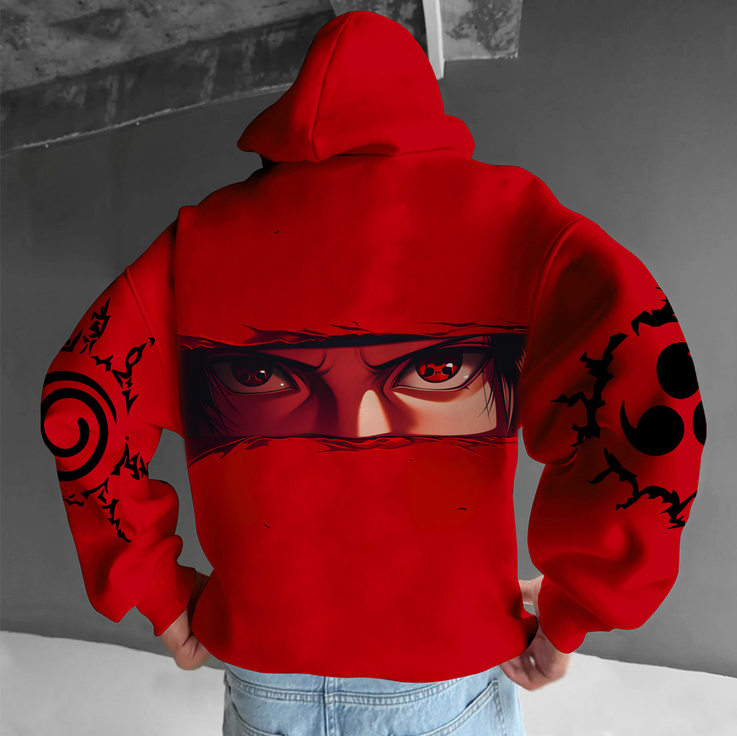 Unisex Anime Graphic Streetwear Vintage Hoodie