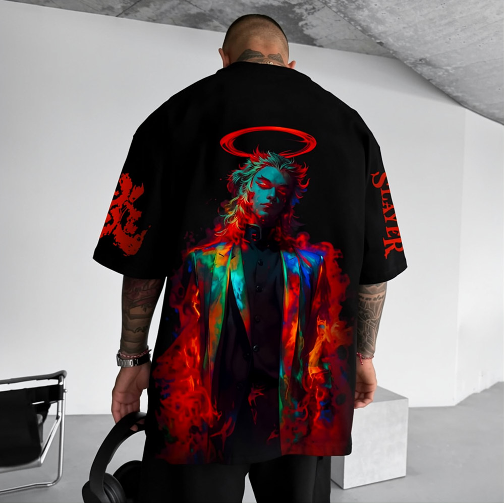 Unisex  Demon Slayer Anime Inspired Vintage T-Shirt