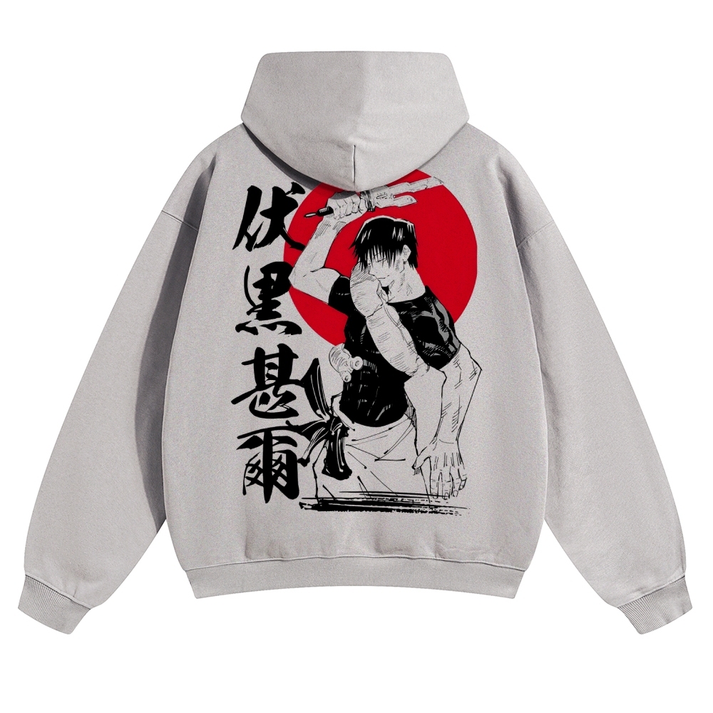 Unisex Casual Anime Print Hoodie-AnimeClothe