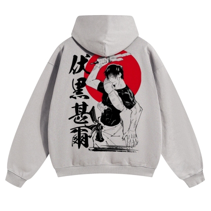 Unisex Casual Anime Print Hoodie-AnimeClothe