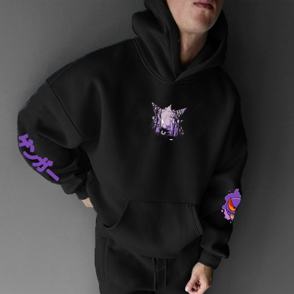 Unisex Anime Graphic Streetwear Vintage Hoodie-AnimeClothe
