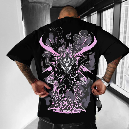 Unisex Anime Inspired Vintage T-Shirt-AnimeClothe