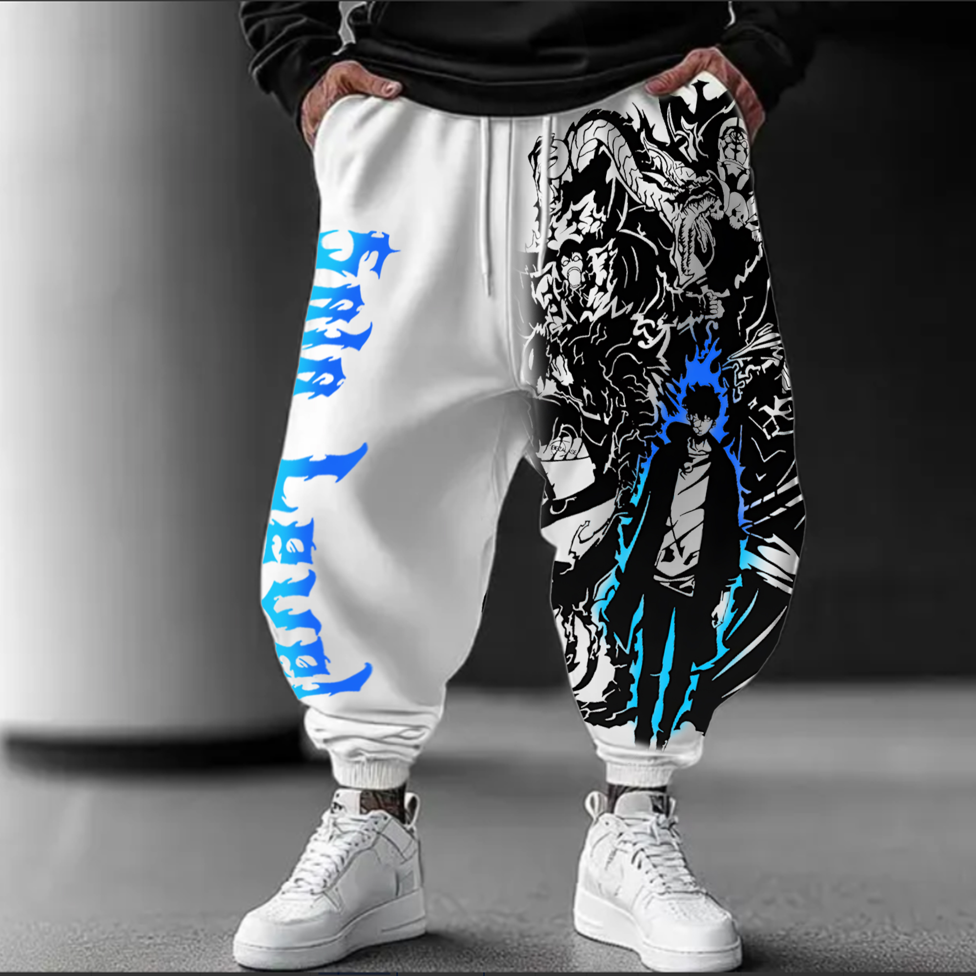 Unisex Casual Anime Streetwear Pants