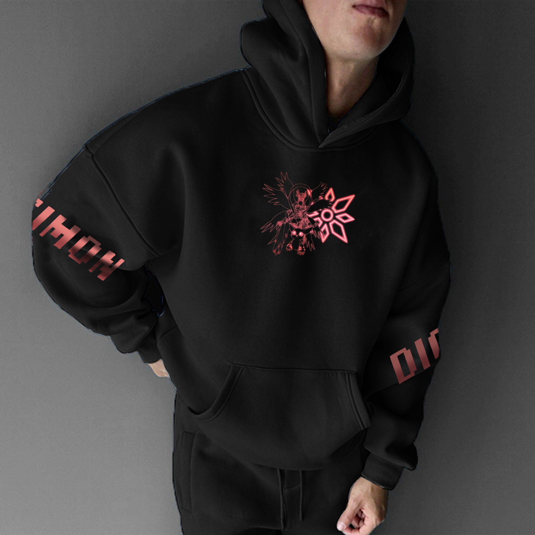 Unisex “Digimon” Anime Graphic Streetwear Vintage Hoodie