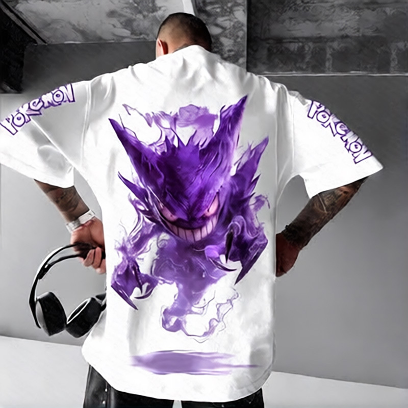 Pokémon Unisex Anime Gengar T-shirt