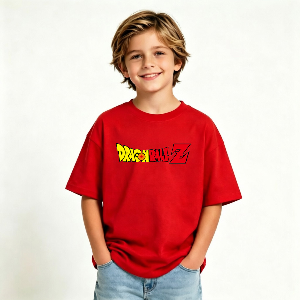 Dragon Ball Goku Anime Graphic T-shirts for Kids Cartoon Print Cotton Tee