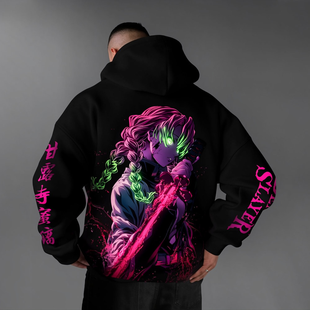 Unisex �� Demon Slayer�� Anime Graphic Streetwear Vintage Hoodie