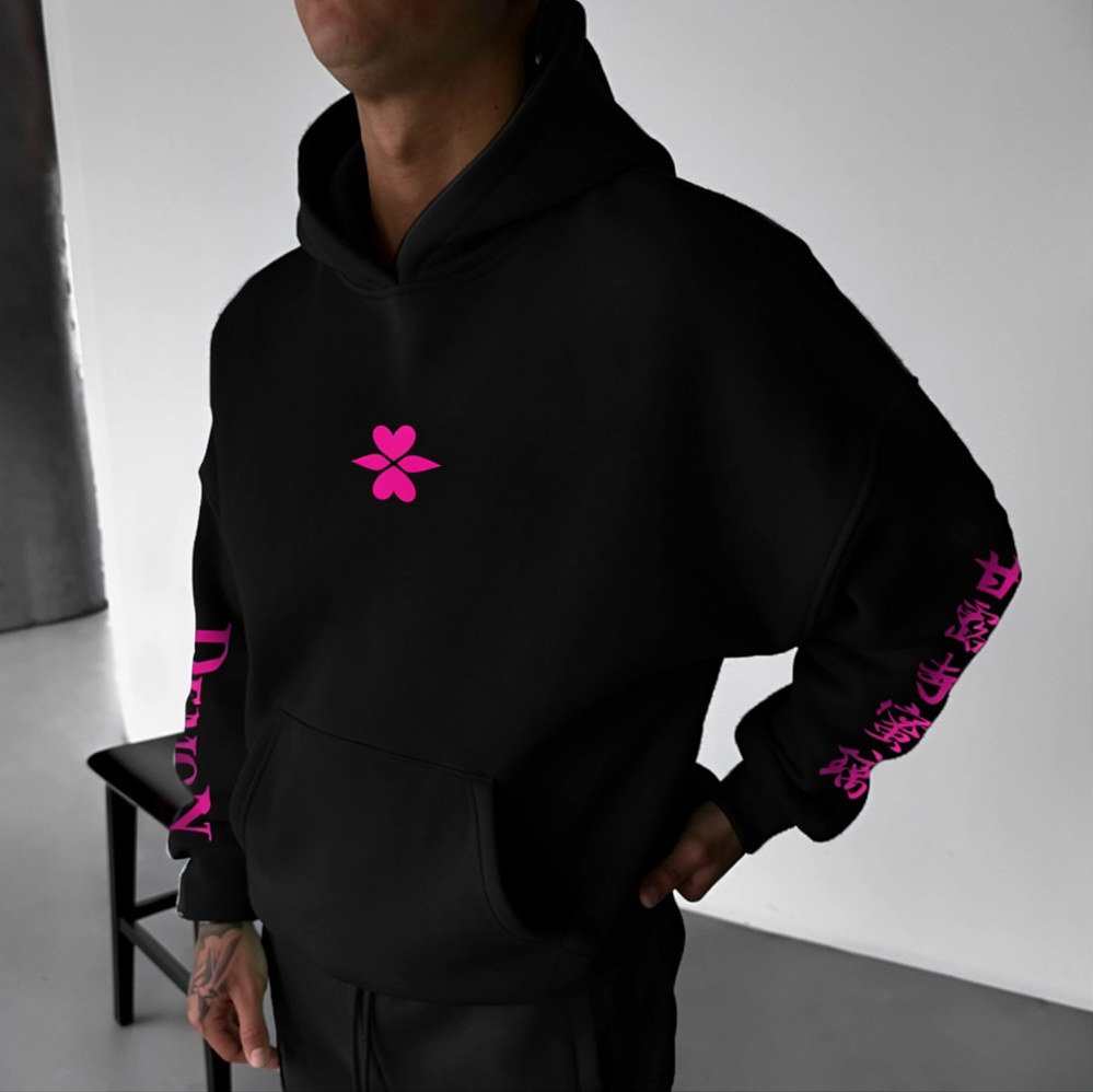 Unisex Demon Slayer Anime Graphic Streetwear Vintage Hoodie
