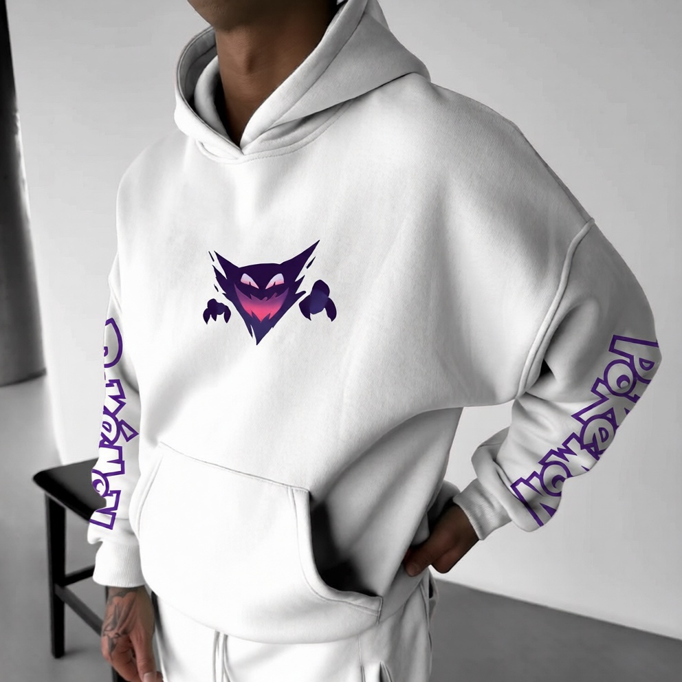 Pokémon Unisex Anime Gengar Hoodie