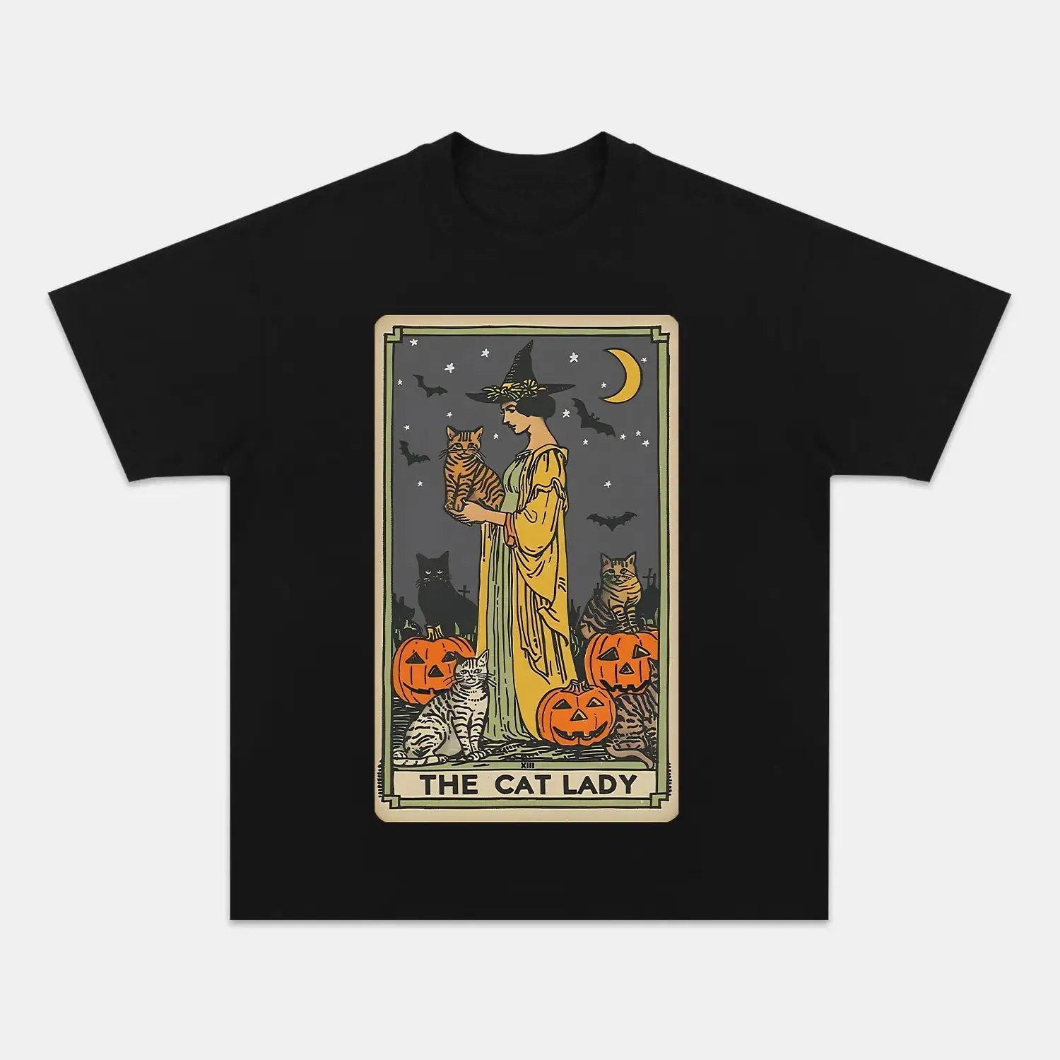 CAT LADY TAROT CARD SHIRT-ComicClothe