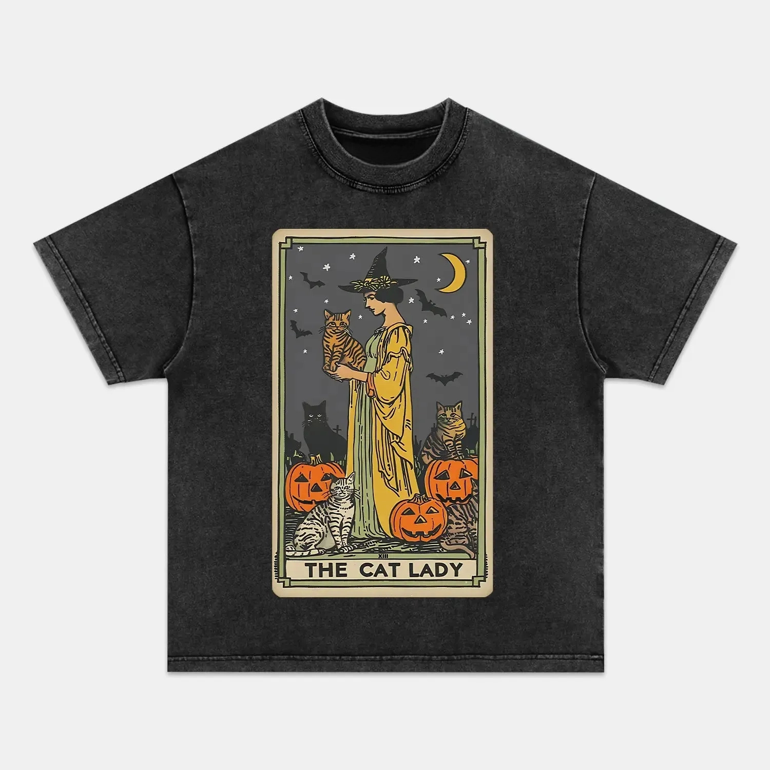 CAT LADY TAROT CARD SHIRT-ComicClothe