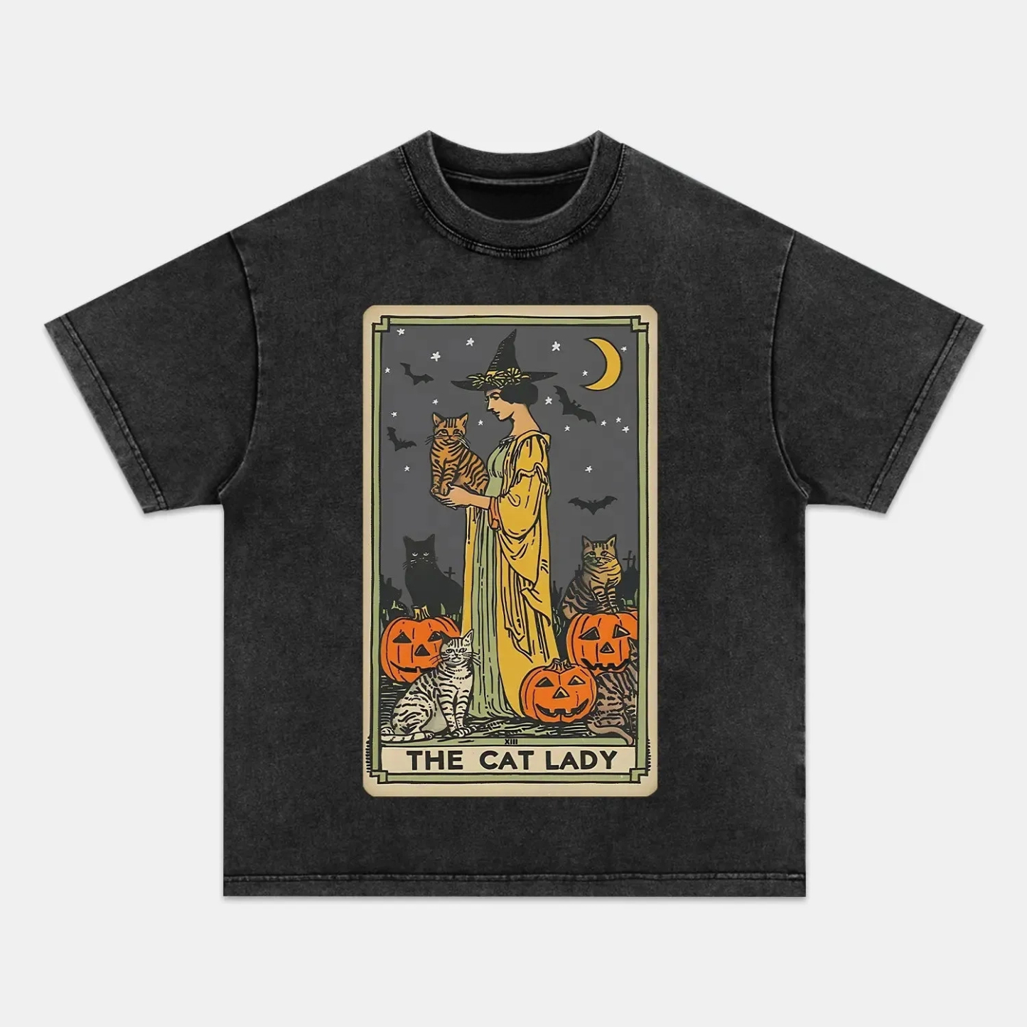 CAT LADY TAROT CARD SHIRT-ComicClothe