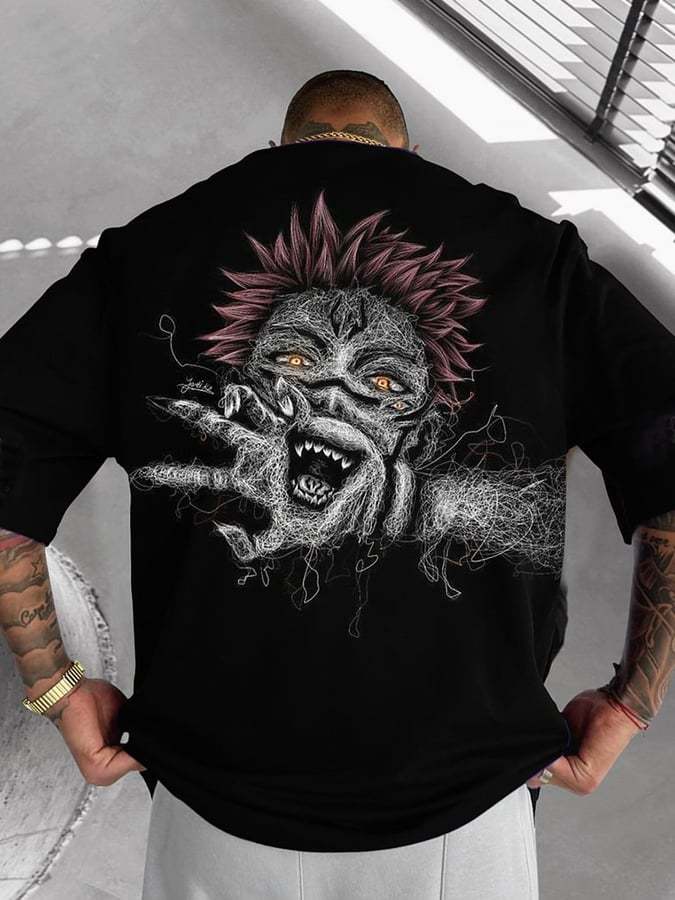 Unisex Anime Inspired Vintage T-Shirt