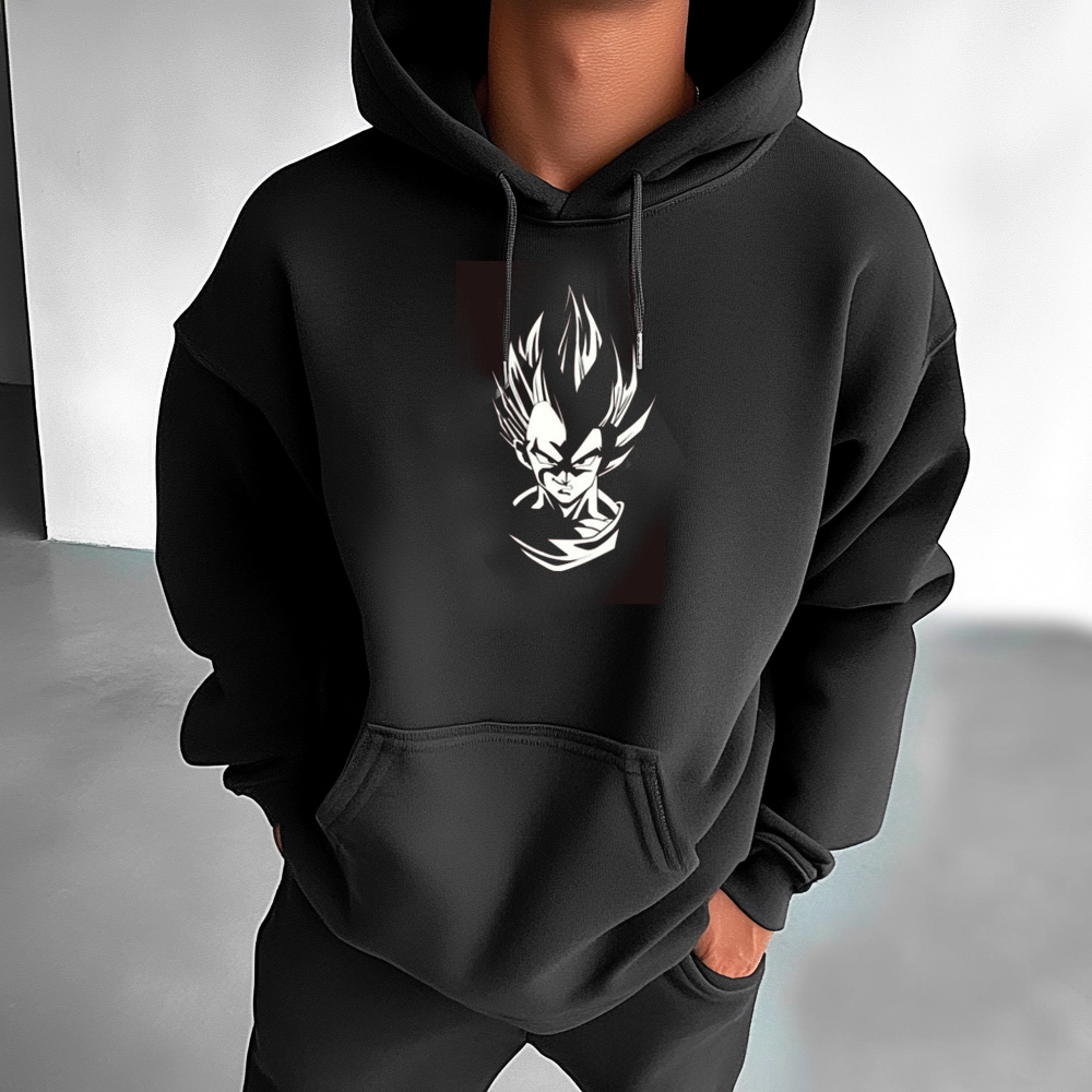 Unisex Anime Graphic Streetwear Vintage Hoodie