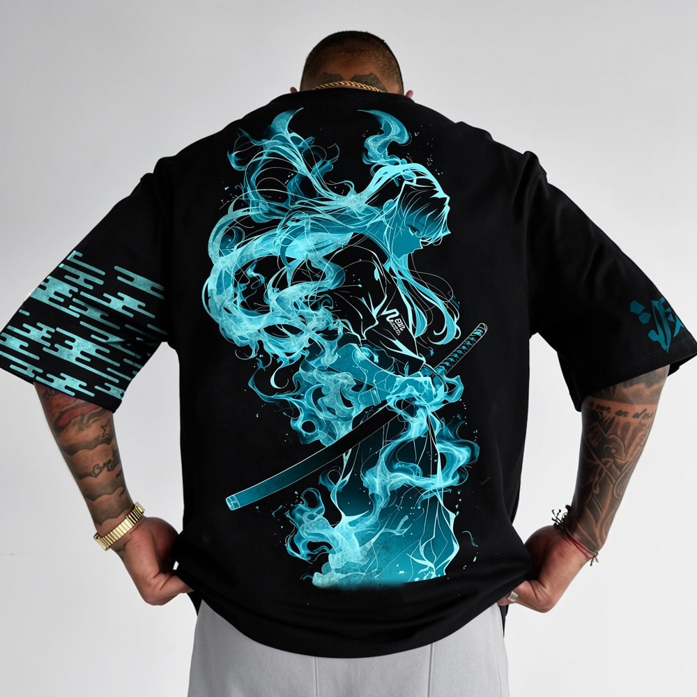 Unisex  Demon Slayer Anime Inspired Vintage T-Shirt