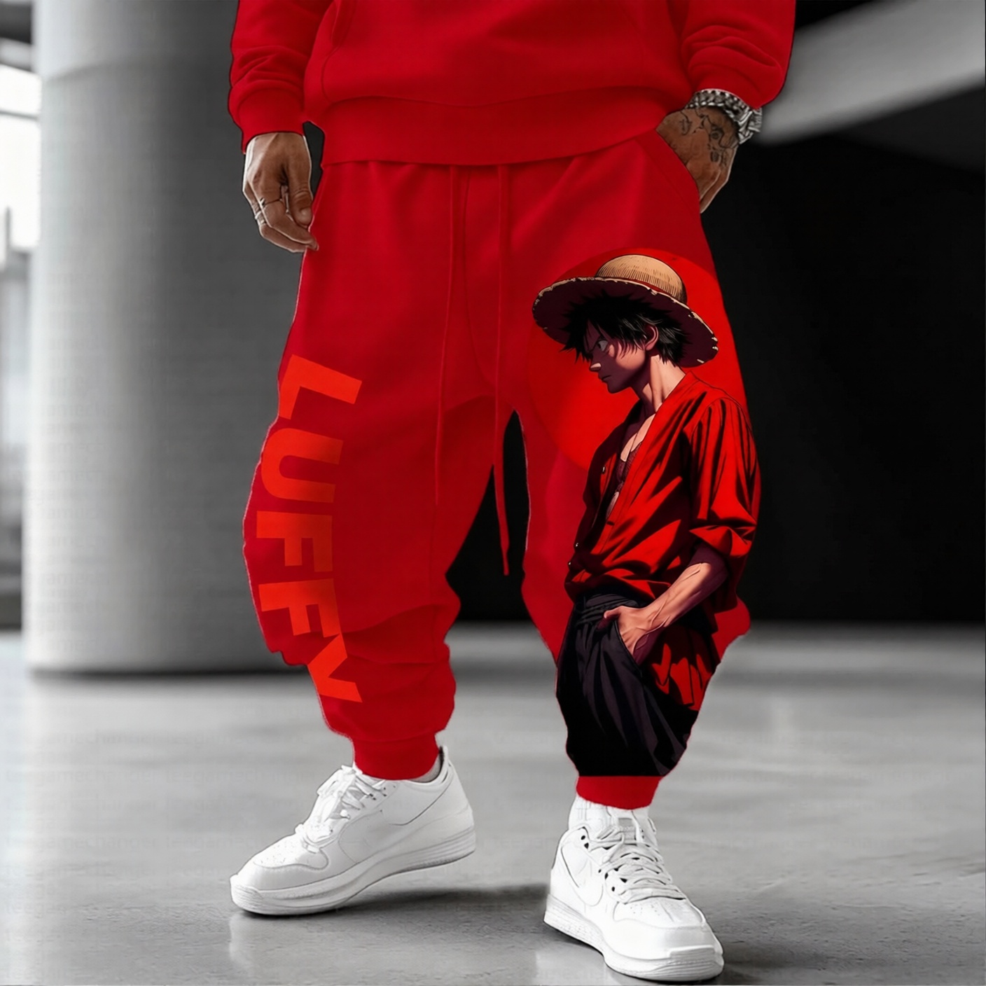 Unisex Anime Inspired Vintage Pants