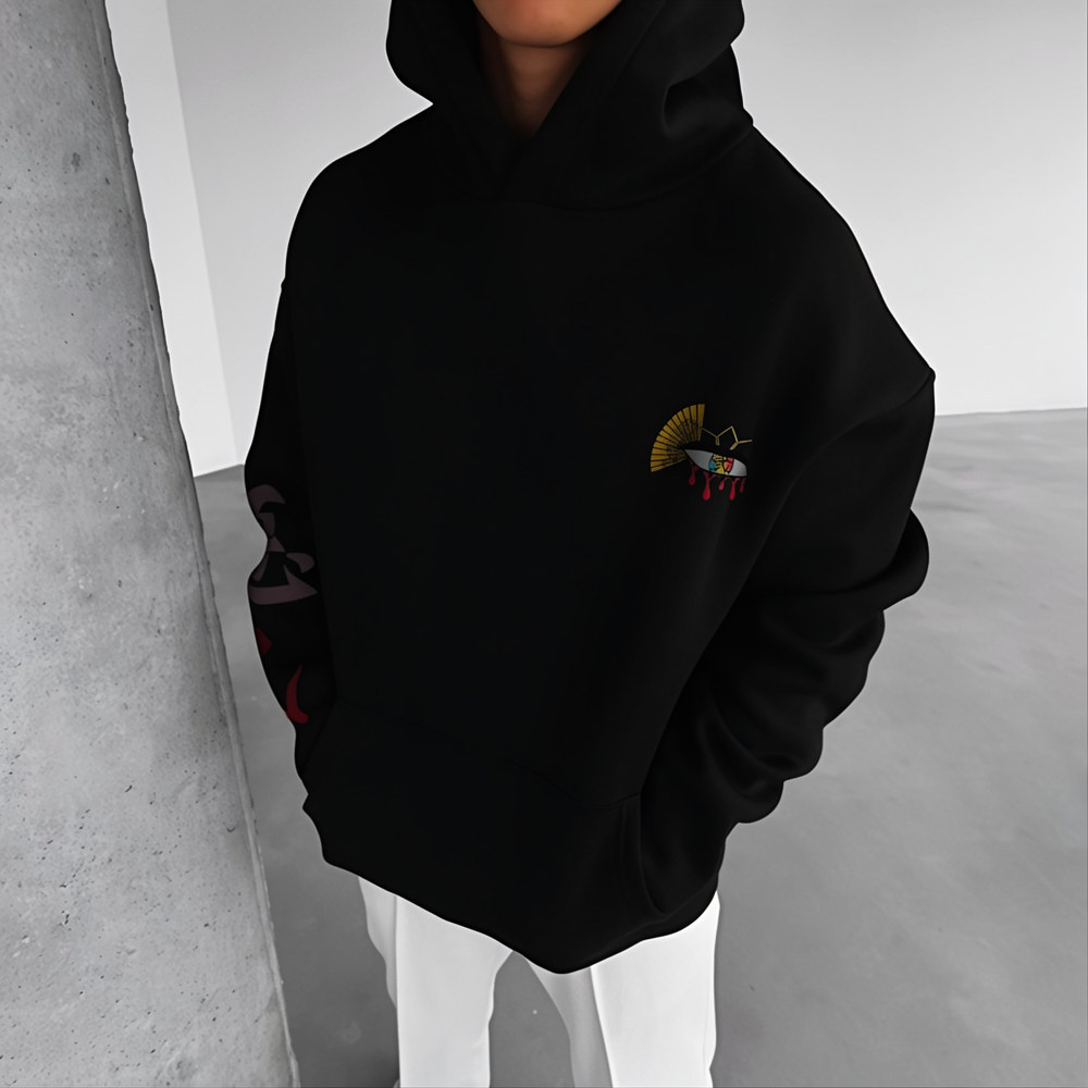 Unisex Demon Slayer Anime Graphic Streetwear Vintage Hoodie