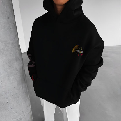 Unisex Demon Slayer Anime Graphic Streetwear Vintage Hoodie