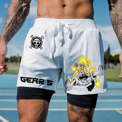 Unisex  Casual Anime Streetwear Shorts