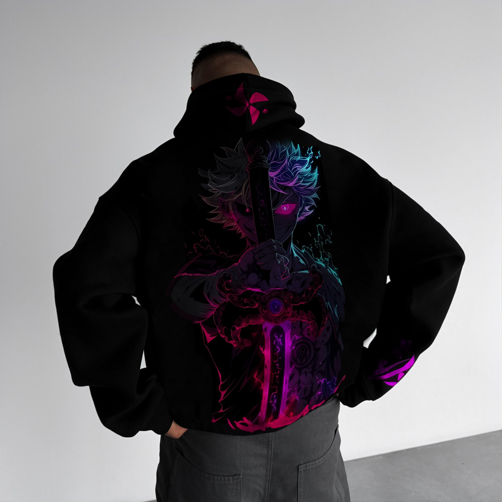 Unisex Demon Slayer Anime Graphic Streetwear Vintage Hoodie