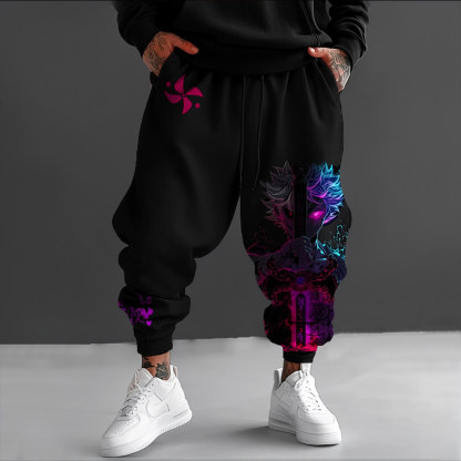 Unisex Demon Slayer Casual Anime Streetwear Pants