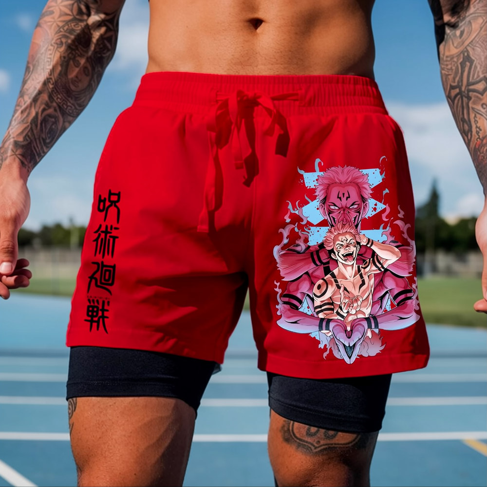 Jujutsu Kaisen Anime Theme Cartoon Print Pure shorts