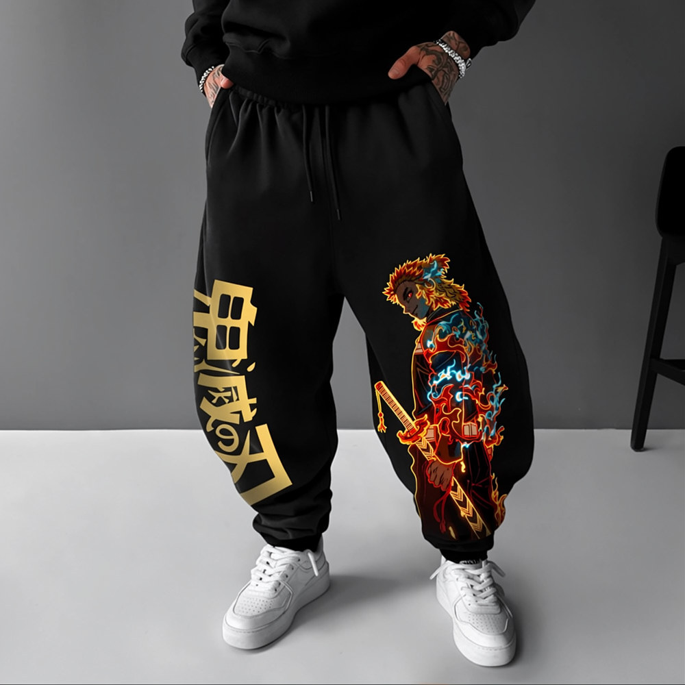 Unisex ��Demon Slayer�� Casual Anime Streetwear Pants
