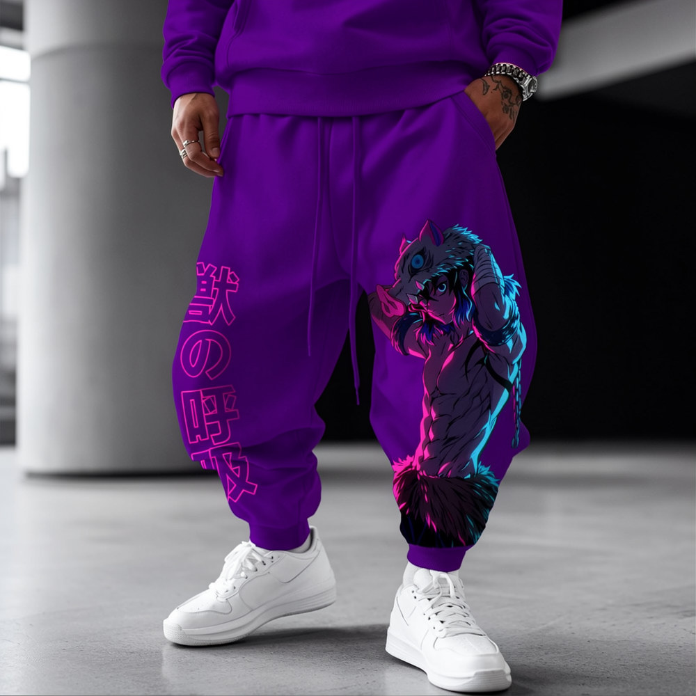 Unisex ��Demon Slayer�� Casual Anime Streetwear Pants