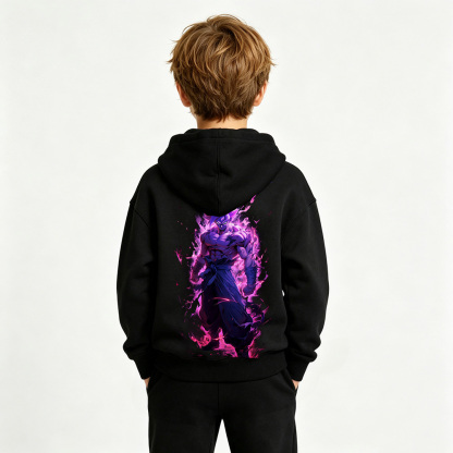 Dragon Ball Anime Graphic Hoodie for Goku Kids Cartoon Print Cotton Tee