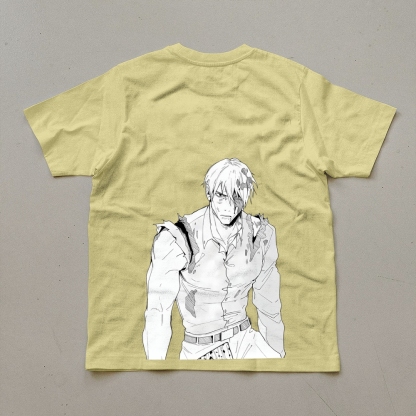 Unisex Oversized Anime Print T-Shirt-AnimeClothe