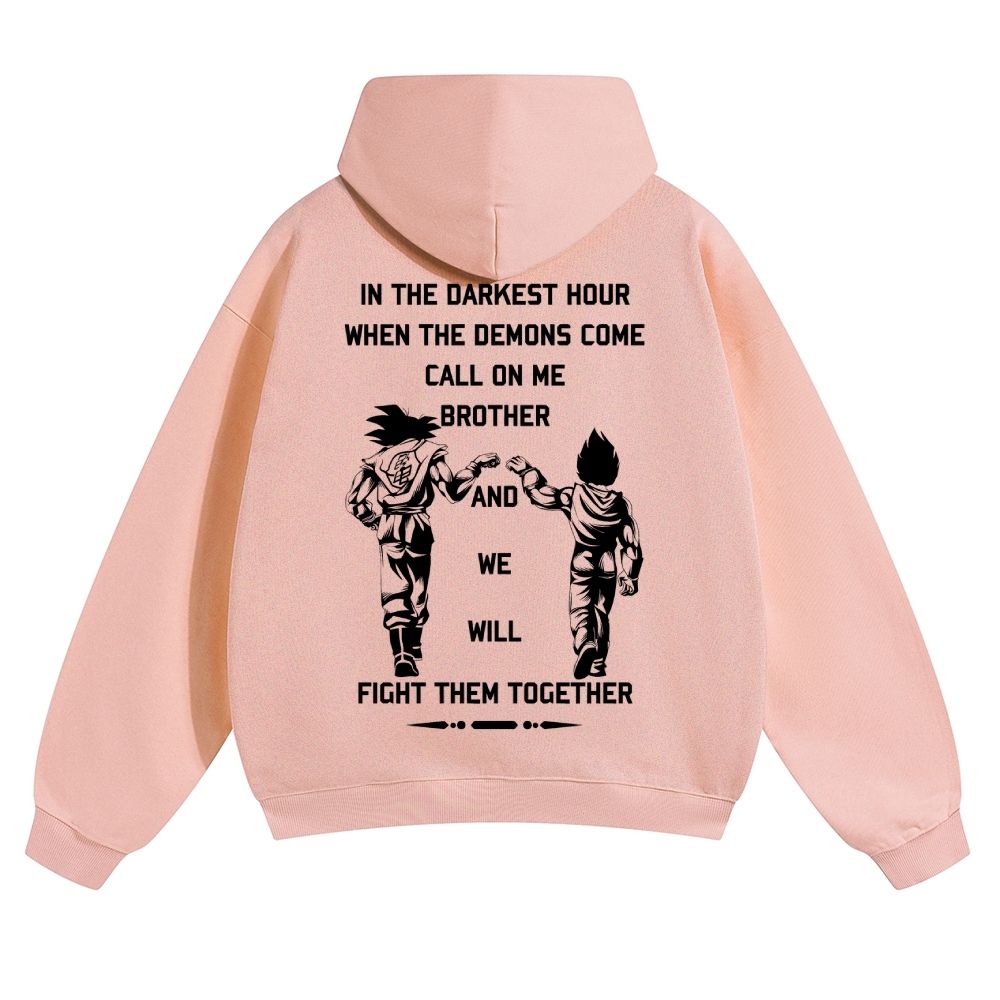 Unisex Anime Graphic Streetwear Vintage Hoodie