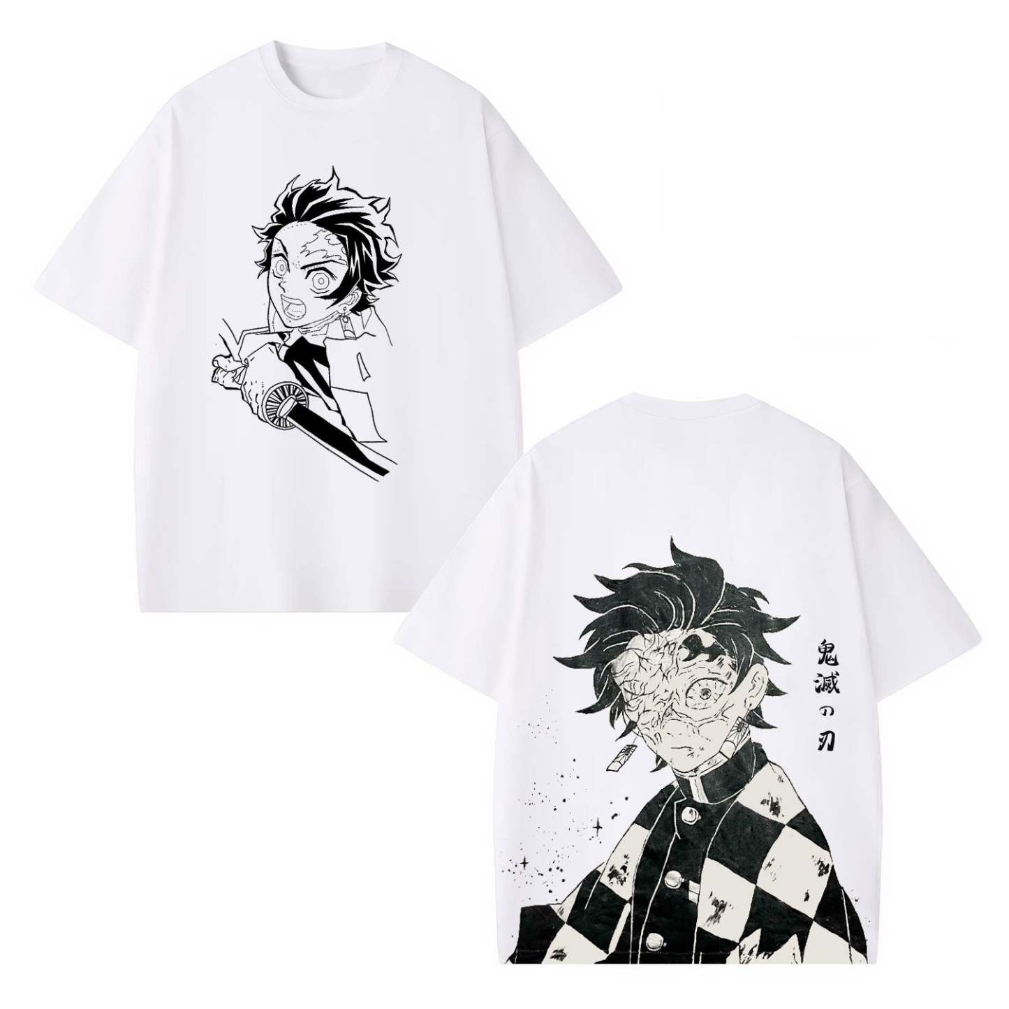 ANIME OVERSIZED TEE ح DEMON SLAYER-[DS]