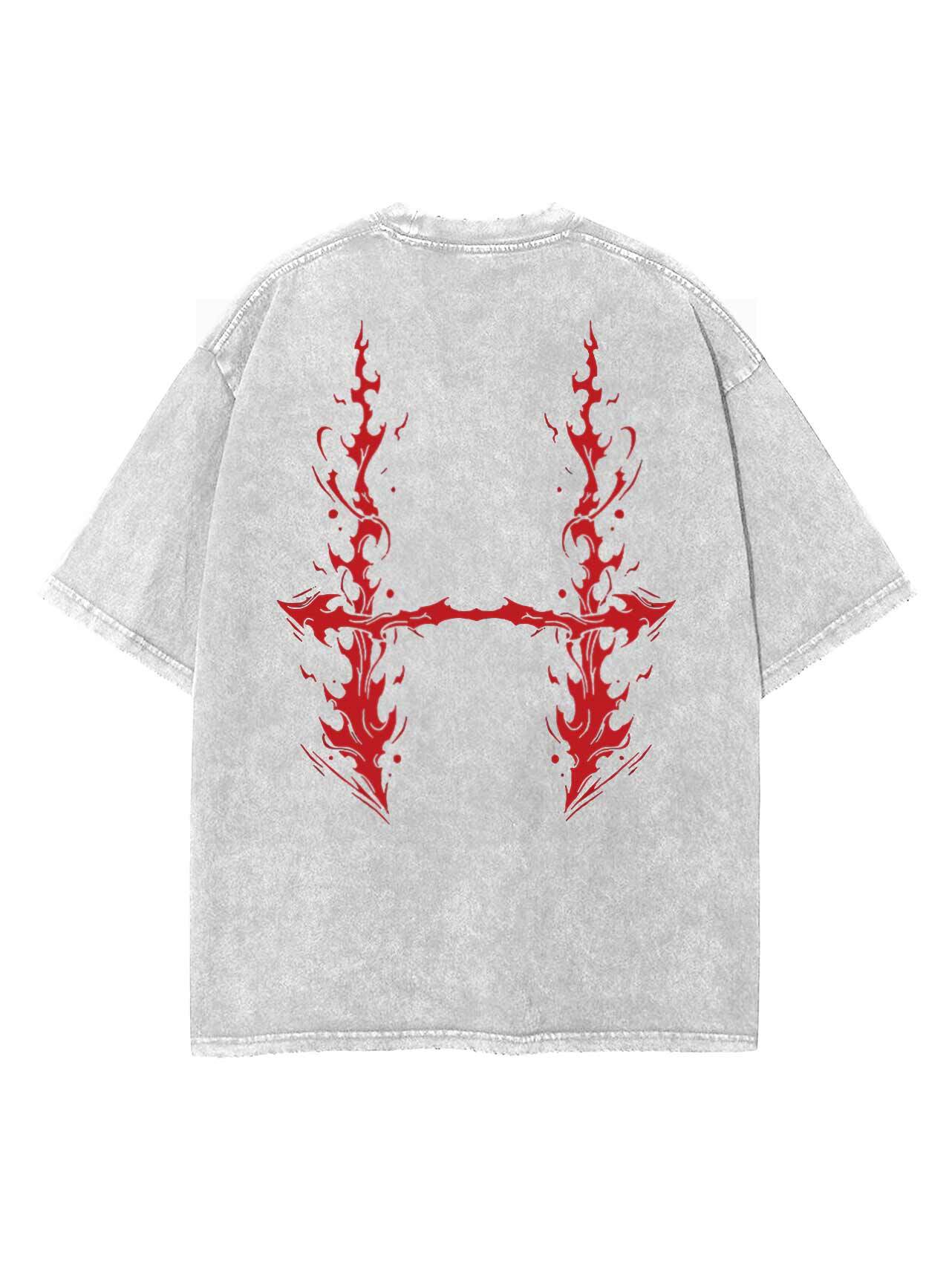 Piercing Blood 2-Sided Vintage Tee-AnimeClothe