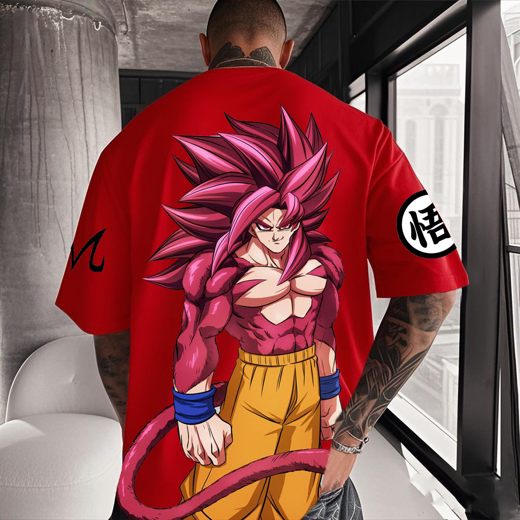 Unisex Anime Graphic Streetwear Vintage T-shirt-AnimeClothe
