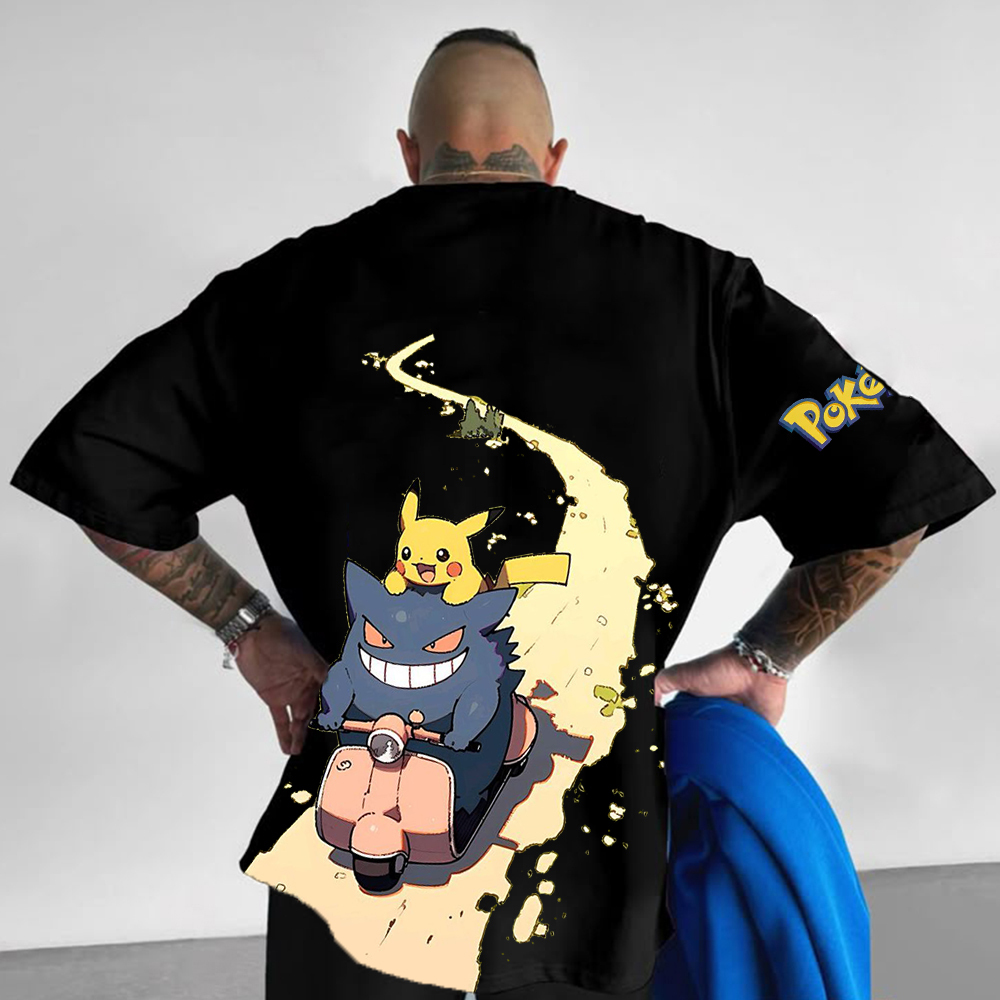 Pokémon cartoon short-sleeved T-shirt