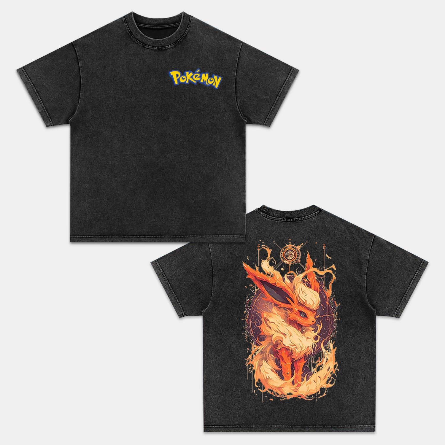 FLAREON UNISEX ANIME INSPIRED VINTAGE T-SHIRT丨POKÉMON