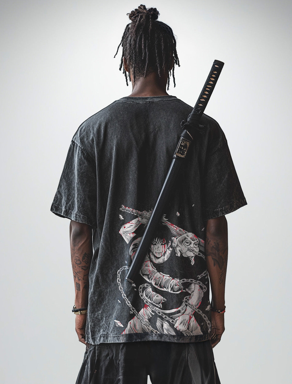 VINTAGE TEE丨Divine Border Toji 2-Sided Vintage Tee-Sporttstores