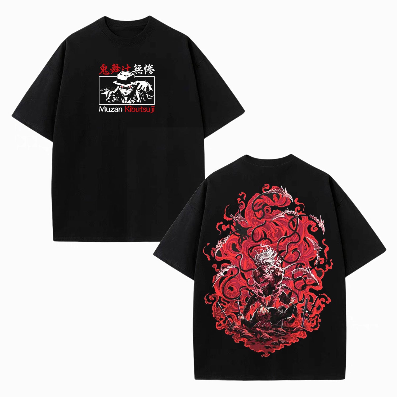 MUZAN KIBUTSUJI DEMON SLAYER UNISEX WASHED T-SHIRT-[DS]
