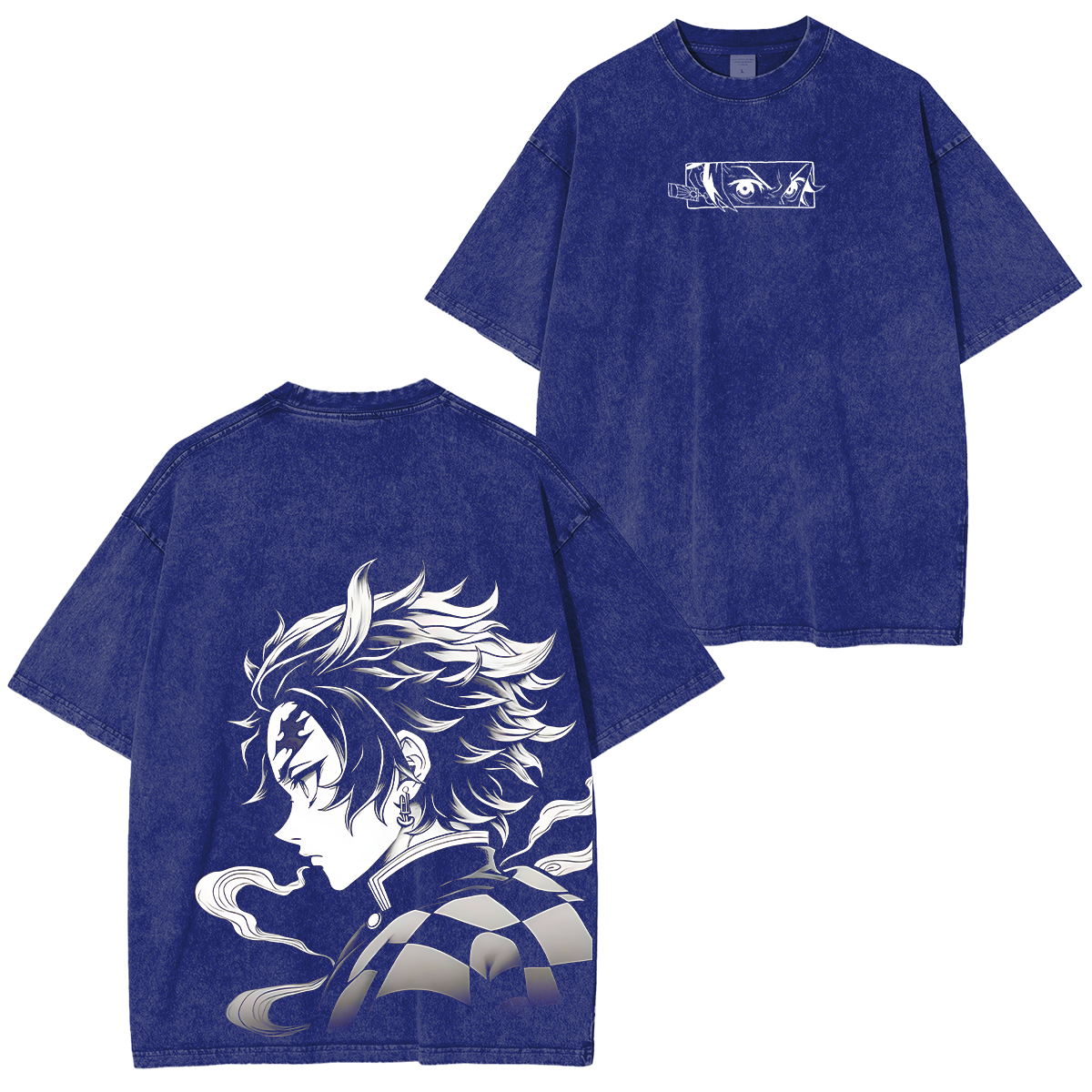 Tanjiro Kamado,Demon Slayer Anime Unisex Washed T-Shirt