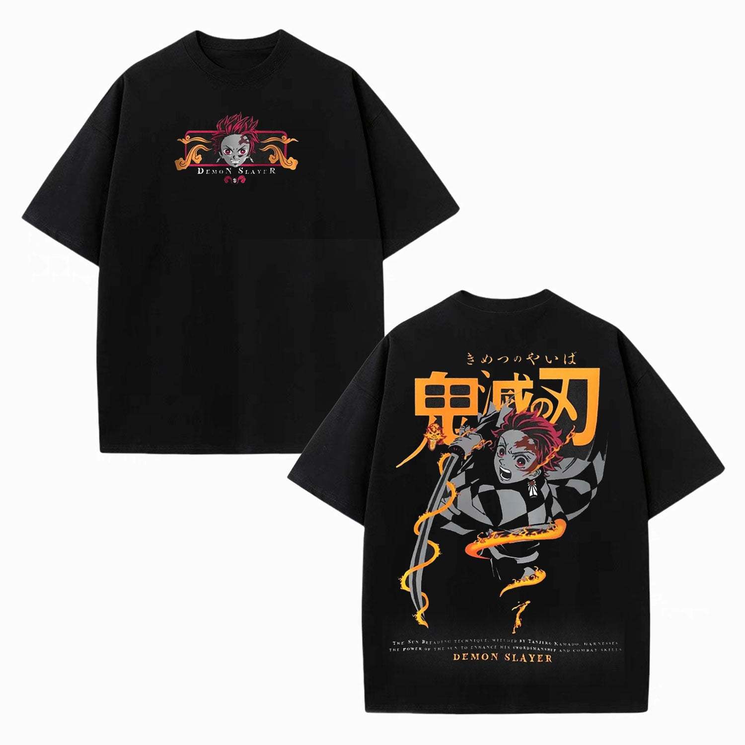 TANJIRO DEMON SLAYER OVERSIZED T-SHIRT-[DS]