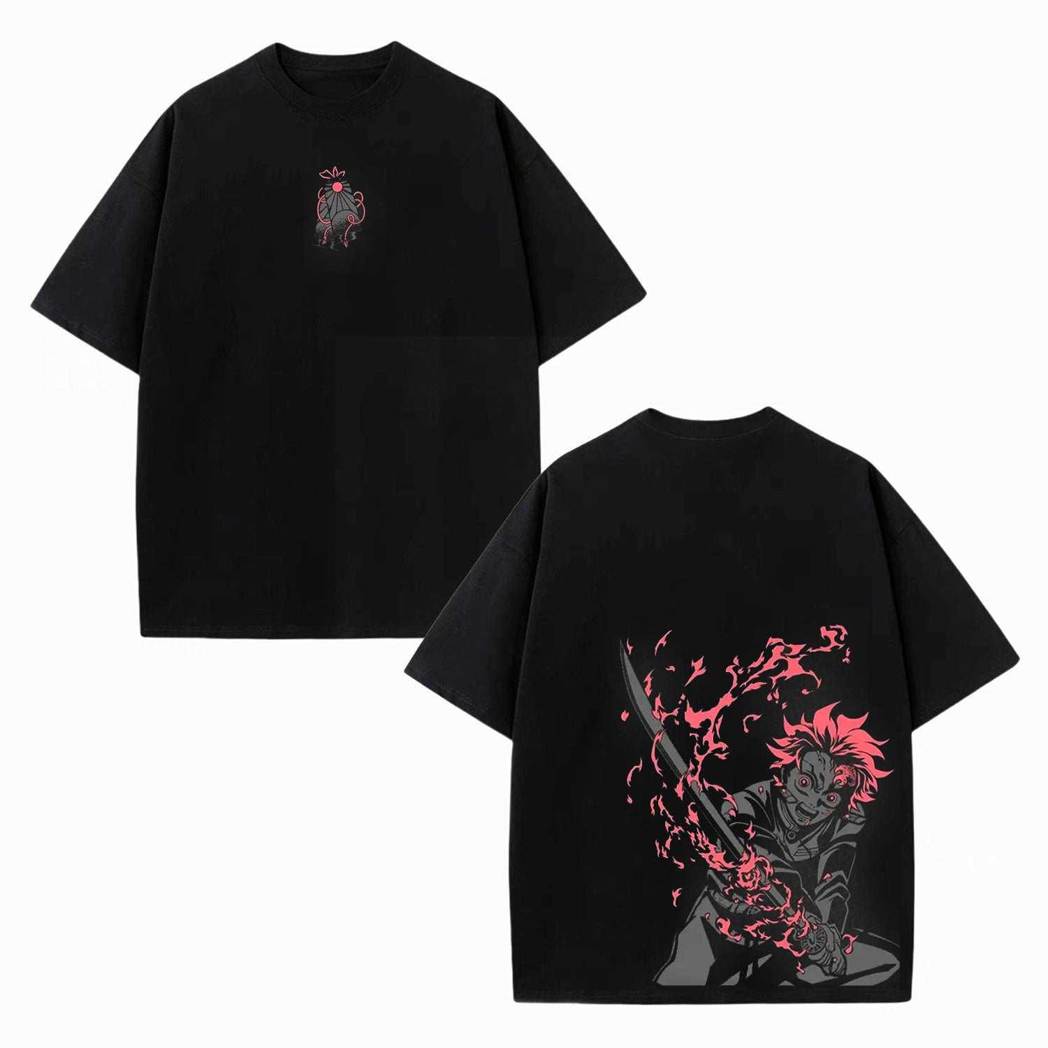 TANJIRO DEMON SLAYER OVERSIZED T-SHIRT-[DS]