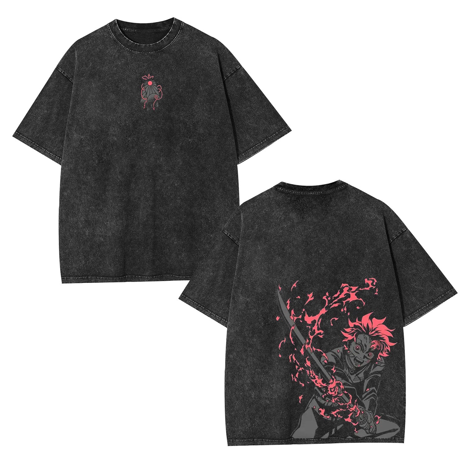 TANJIRO DEMON SLAYER OVERSIZED T-SHIRT-[DS]